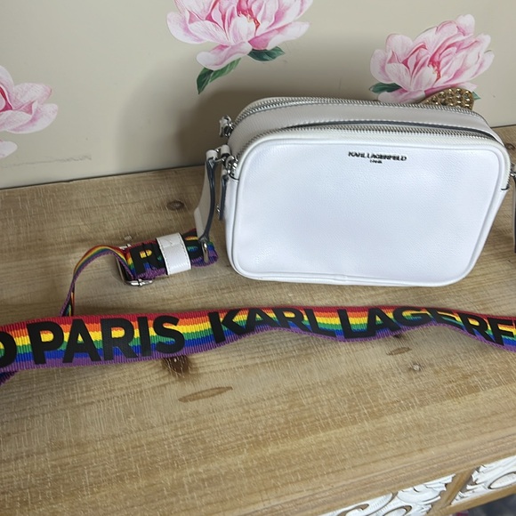 KARL LAGERFELD PARIS BODYCROSS CAMERA BAG - Picture 2 of 7